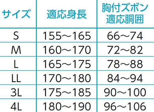 サイズ表