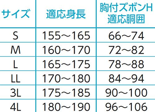 サイズ表