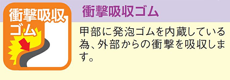 衝撃吸収ゴムの説明画像