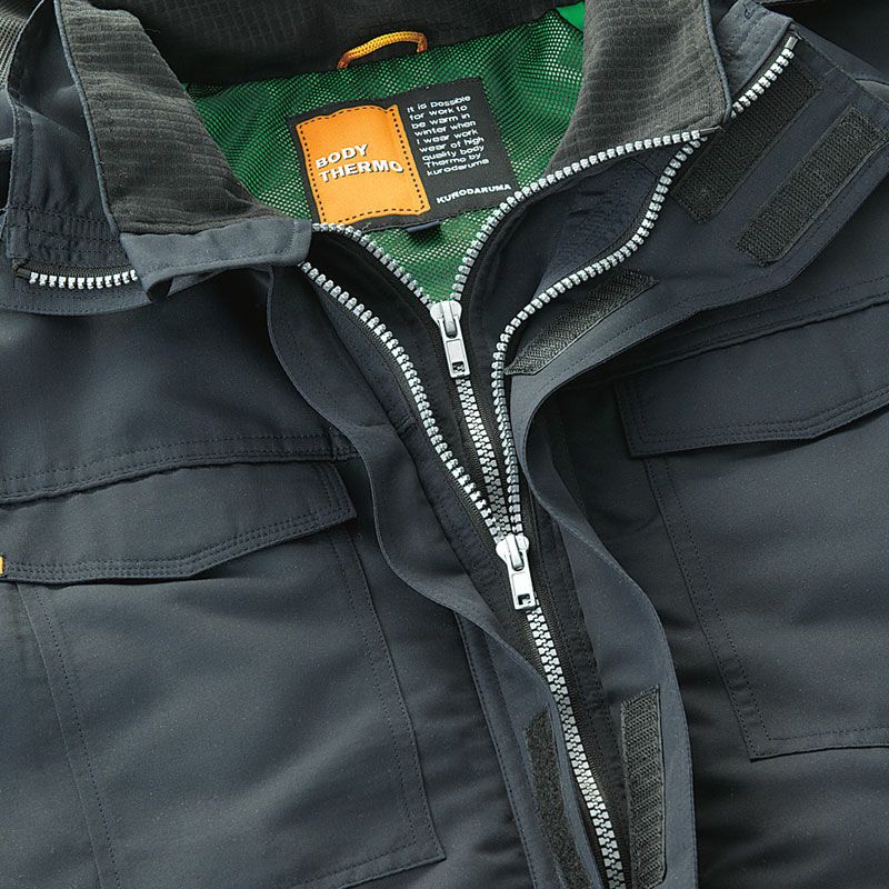 前立Wファスナー＆マジックテープ