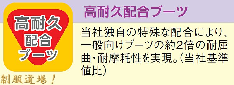 高耐久素材を配合している説明画像