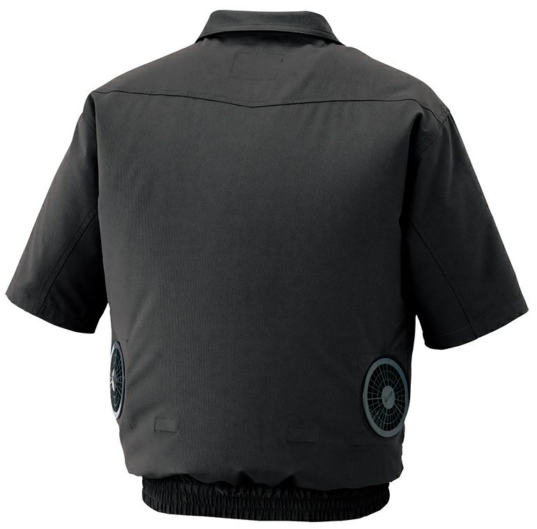 両腰に別売りのファンを取り付けて空調服として使用できます。