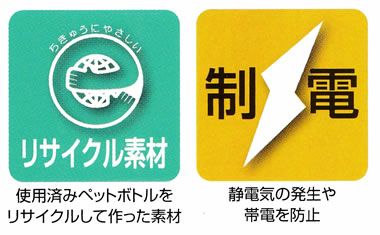 静電生地の説明