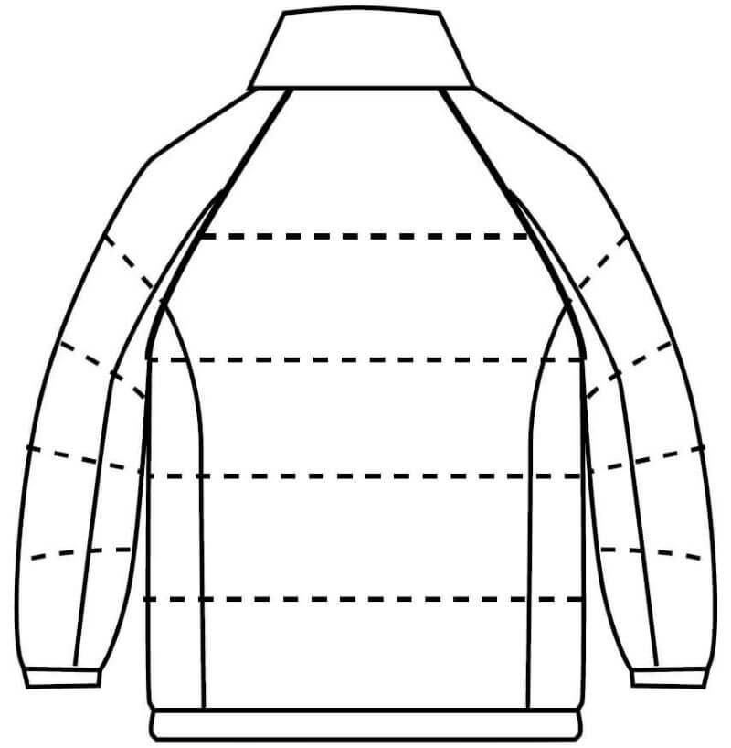 背中のイラスト画像