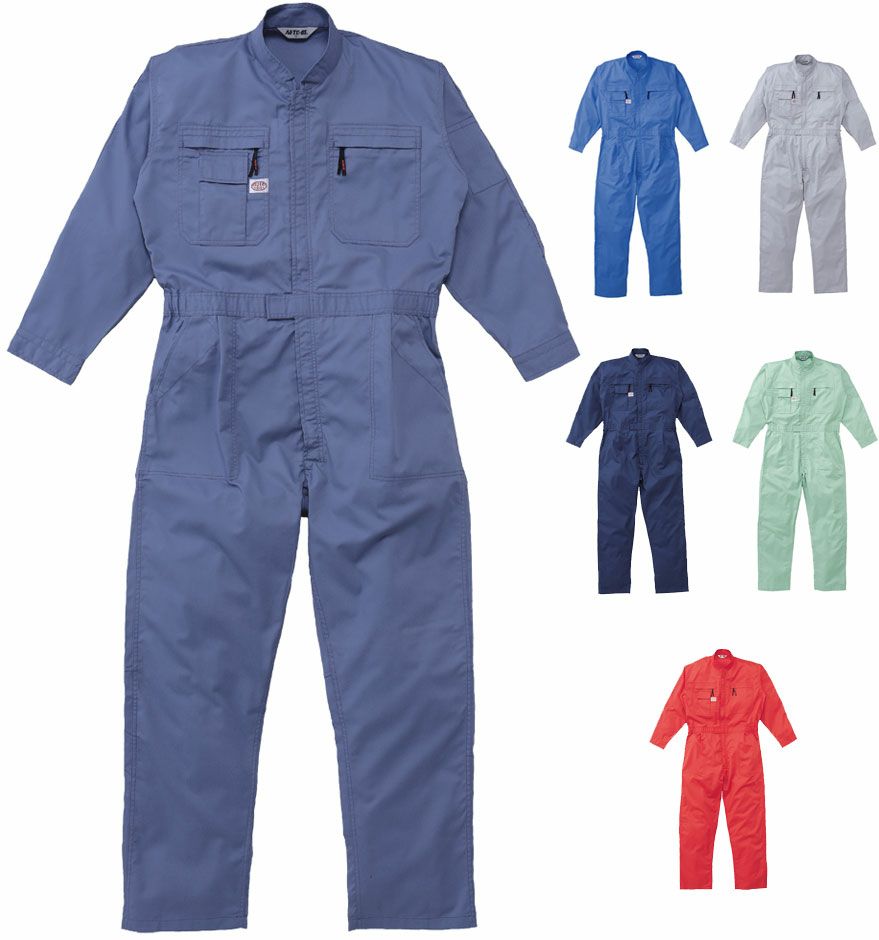 【動きやすい設計♪】作業用つなぎ服
