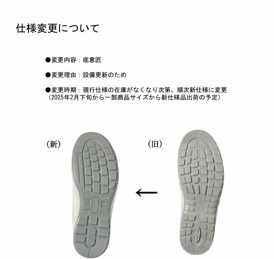 【仕様変更について】