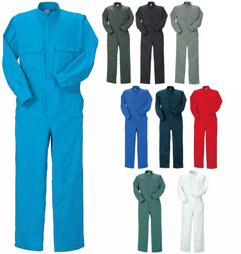 【カラー】長袖つなぎ服 