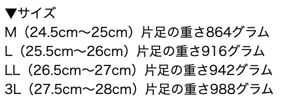 サイズ表