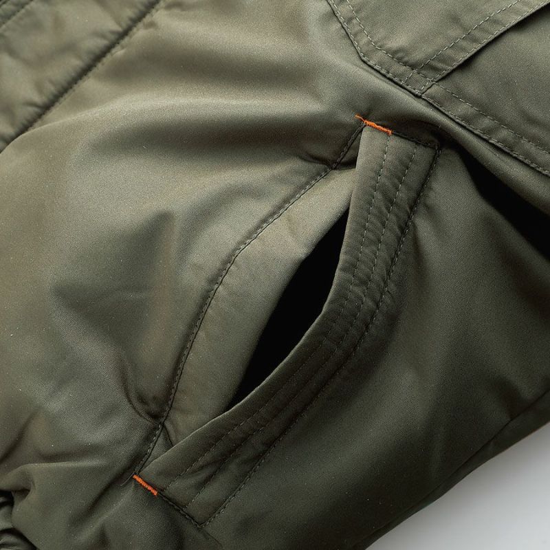 軽量・はっ水】作業用防寒ジャンパー（反射素材）[KURO-54230]│名入れ