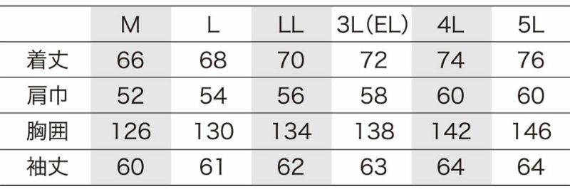サイズ表