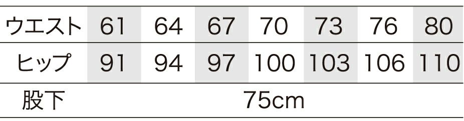 サイズ表