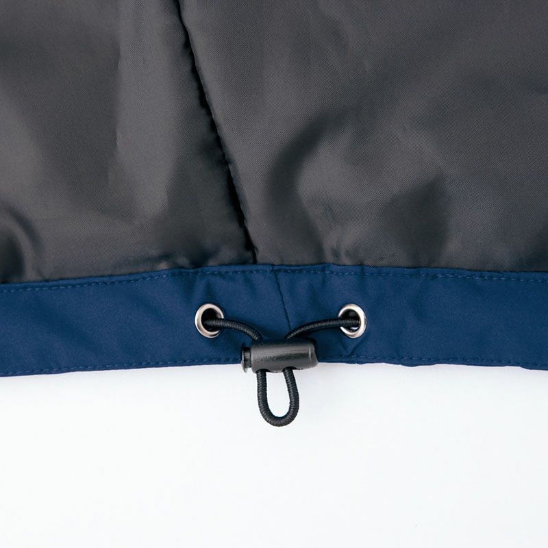 【裾ドローコード】スピンドル仕様のドローコードで調整が可能。