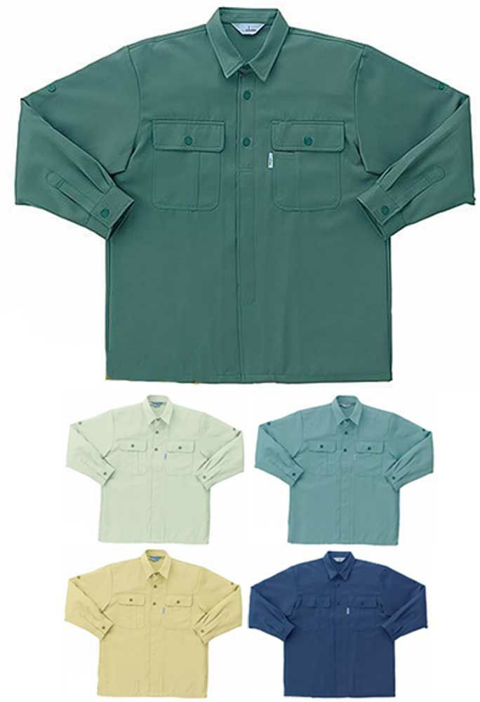 作業長袖シャツ