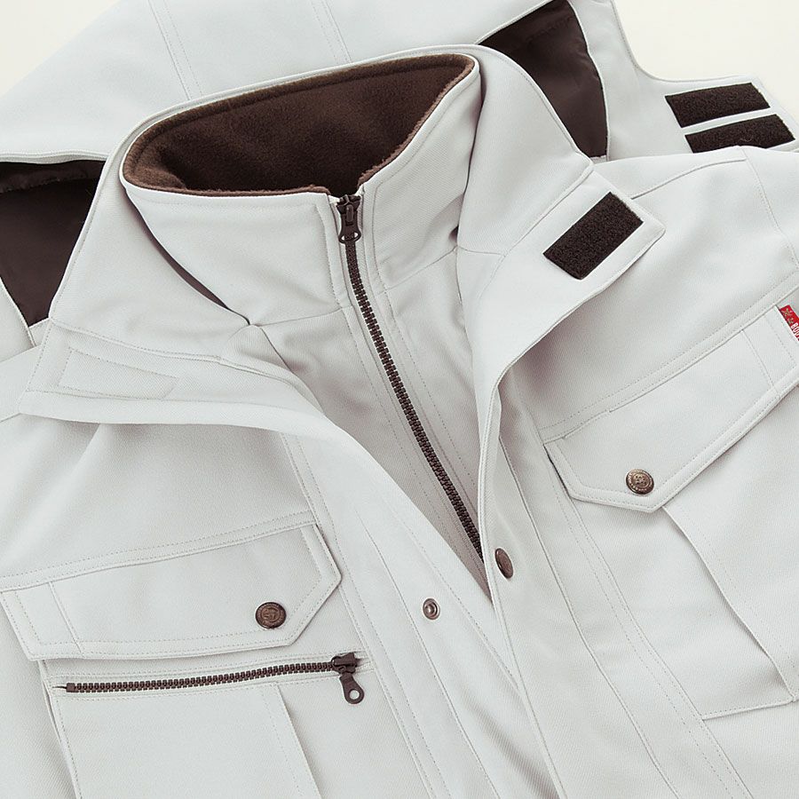 W前立（ファスナー＆ボタン・マジックテープ）