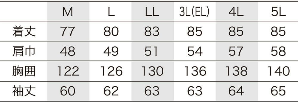 サイズ表
