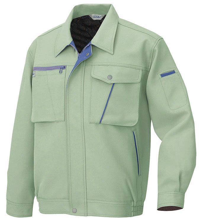 速乾性・帯電防止】秋冬用・作業服ブルゾン［AZ-855］│名入れロゴ