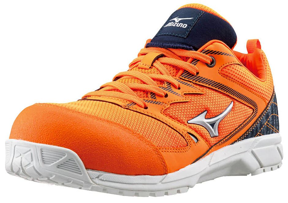 オレンジ×シルバー×ネイビー＃54の斜めからのアップ画像