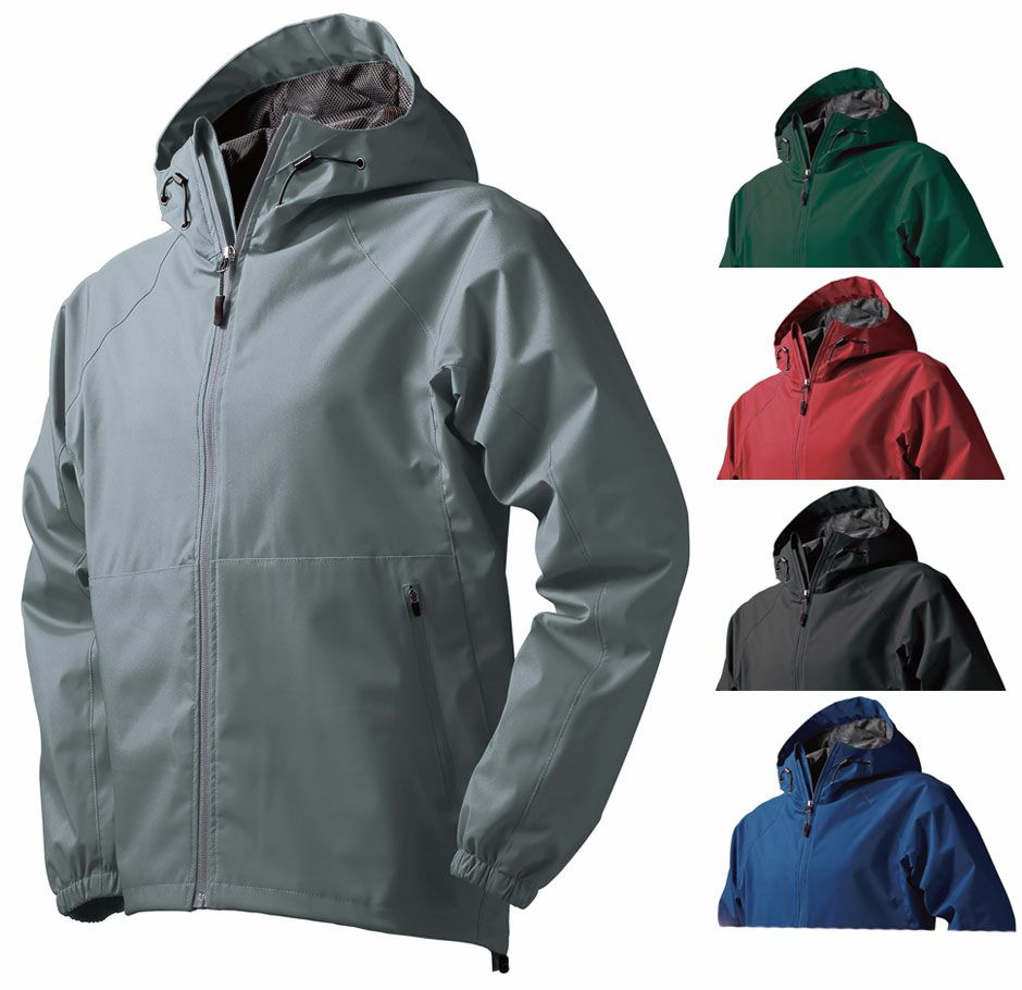  [防風]ストレッチシェルパーカー（ストレッチ・撥水） [KURO-32134]