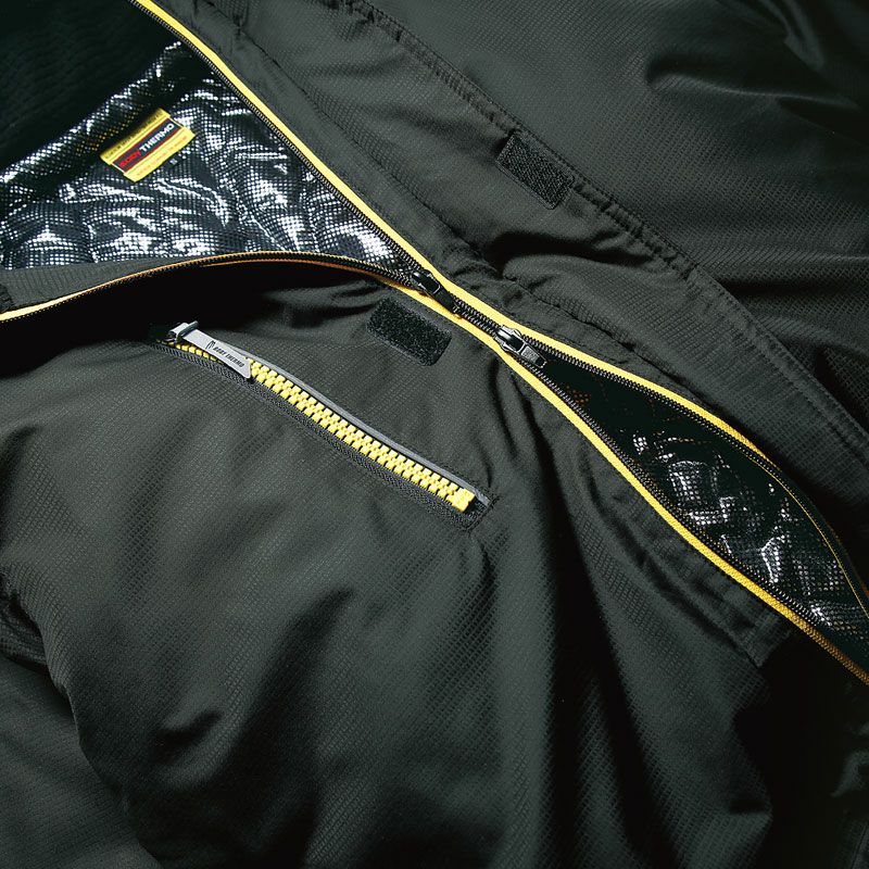 上下開閉式ファスナー＆マジックテープ