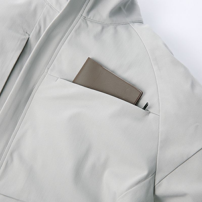 左胸ファスナーポケット