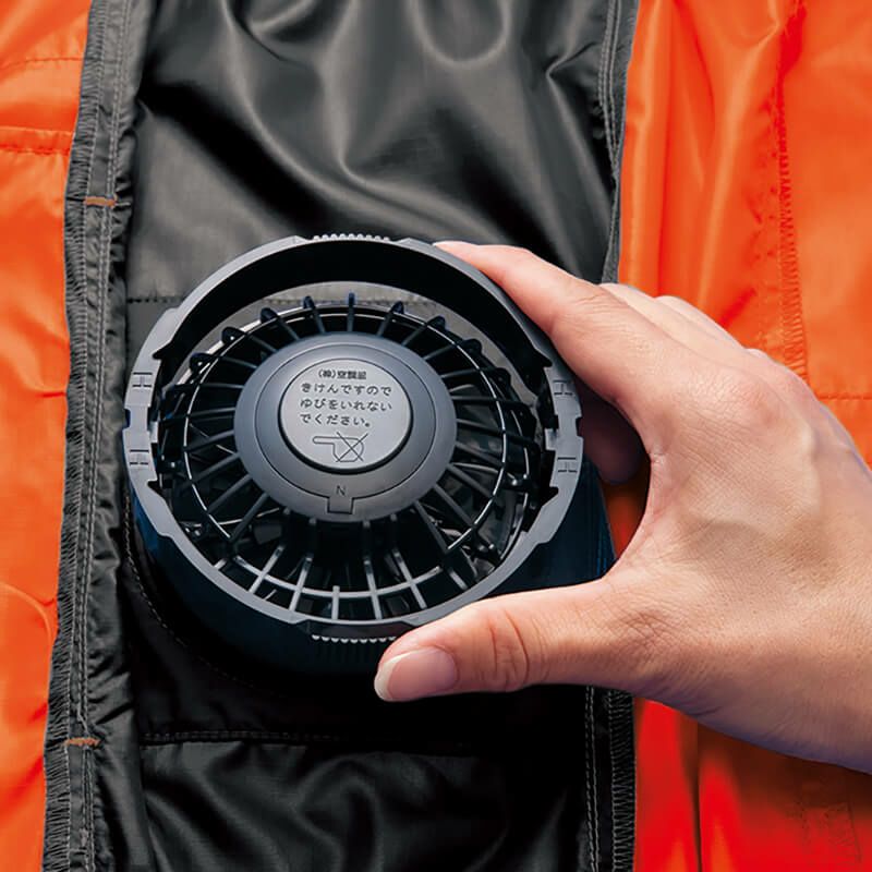 ファンは簡単脱着可能