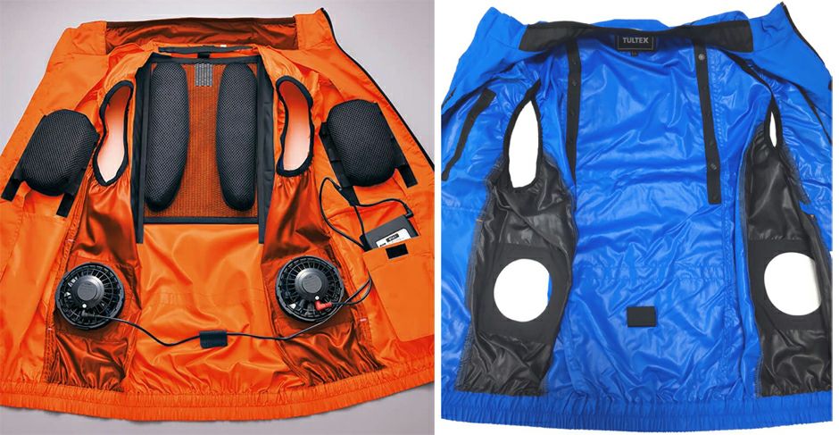 インナーの設計<br>右側は付属なしの状態