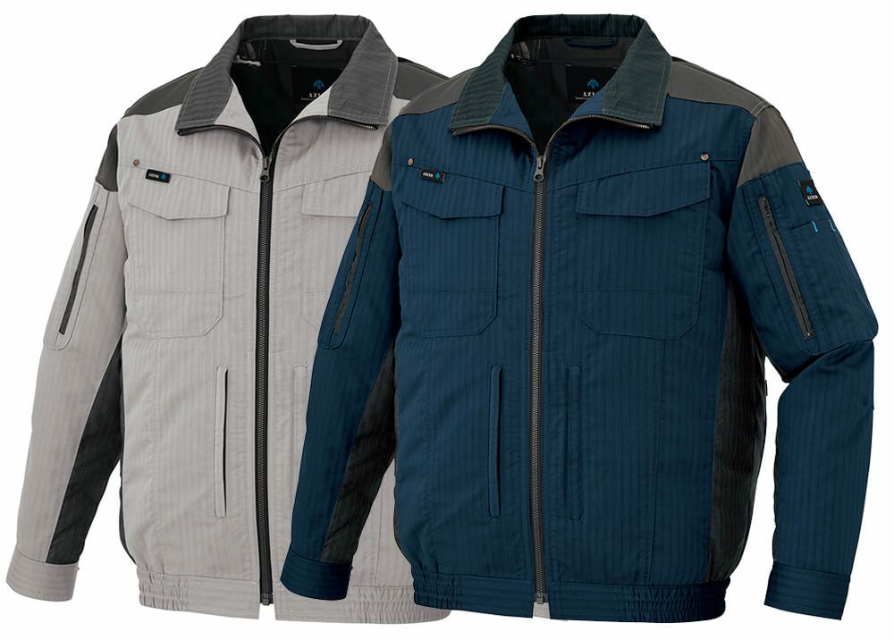 空調服・長袖作業ブルゾン（帯電防止・導電糸入）［AZ30699］