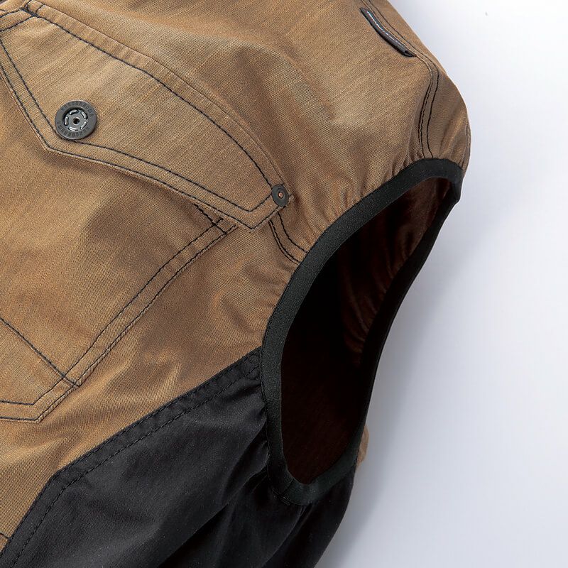 袖口はファンの風が漏れにくい設計