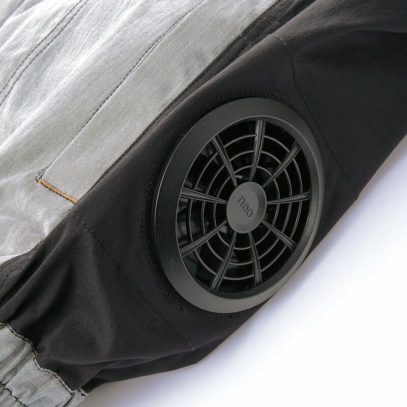 サイドファン仕様なので運転中でも着用が可能