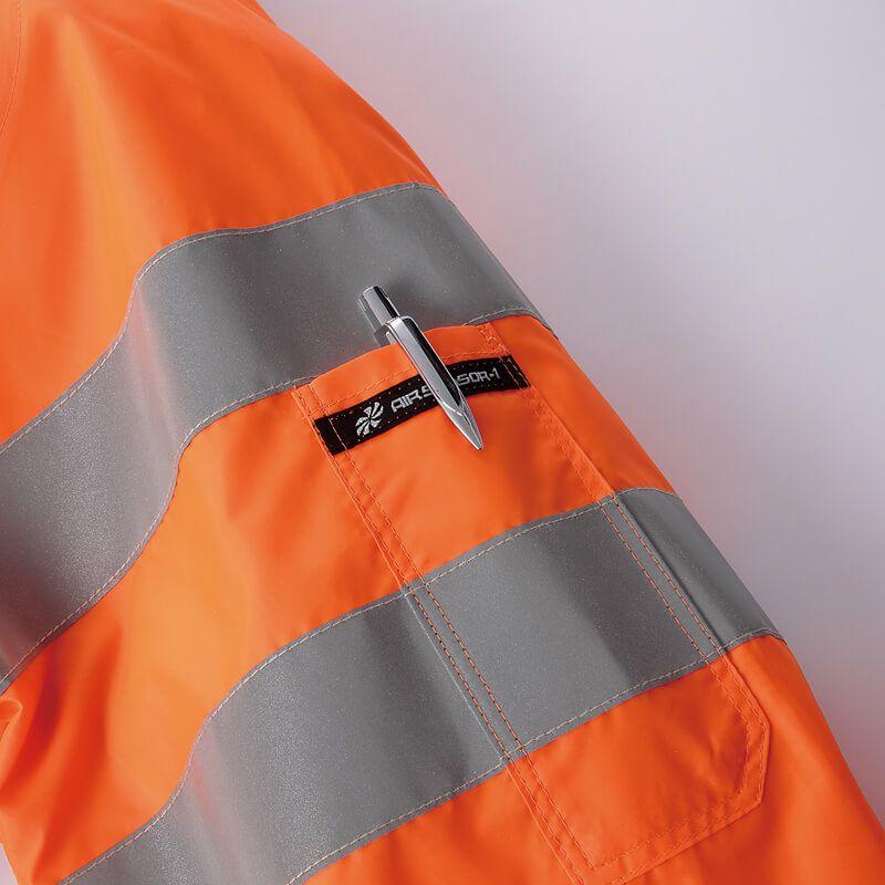 左袖ペン差し付き