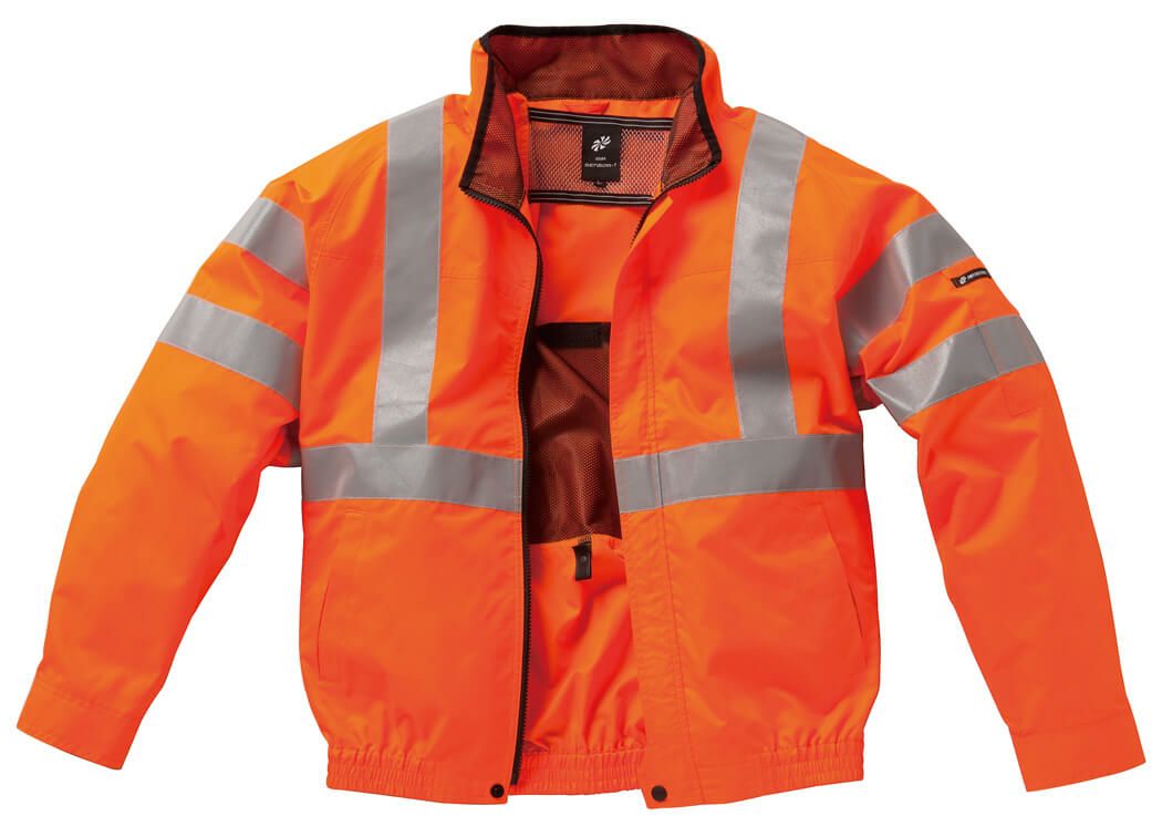 高視認性・空調服の前面