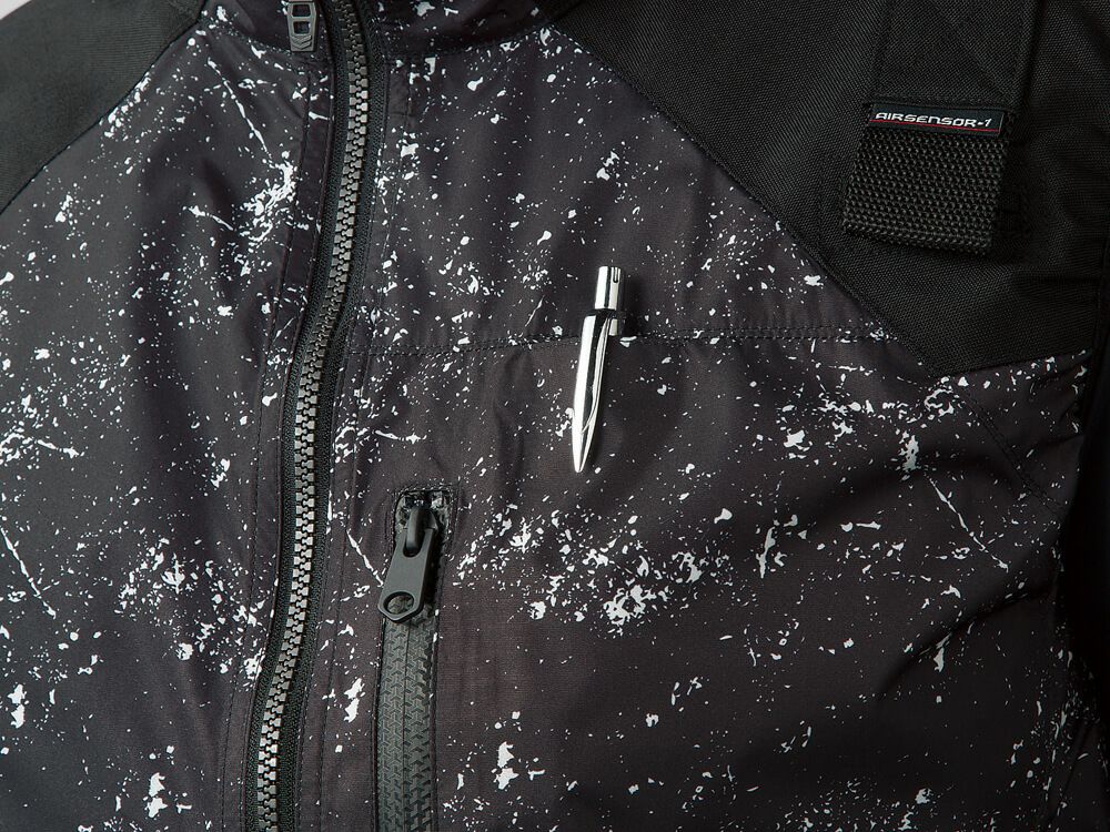 左胸ペン差しポケット