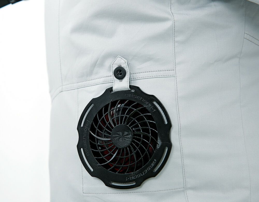 高所用ファンキャップ落下防止留具付き