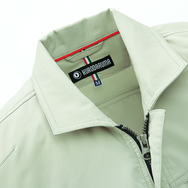 背当てネーム部分にはトリコロールテープ＆赤パイピングでおしゃれに。