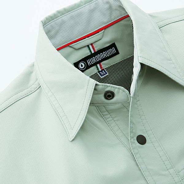 背当て＆衿裏メッシュ