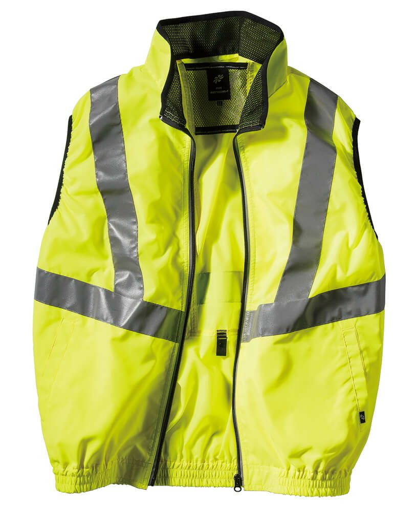 空調服ベストのイエロー