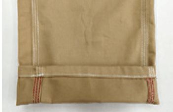 裾裏配色ステッチ