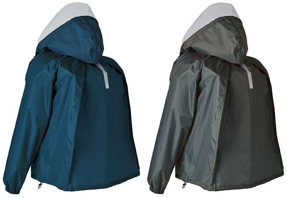 リュック着用時<br>ネイビー＃11（左側）、チャコールグレー＃48（右側）