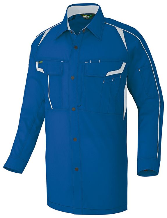 ブルー×シルバーグレー