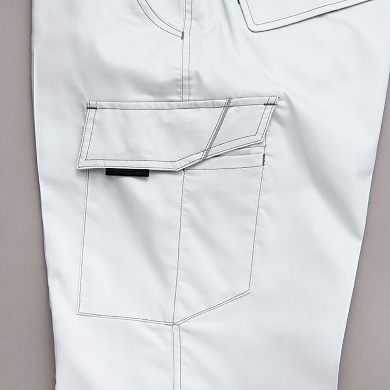 左・反射パイピング＆マルチポケット付カーゴポケット