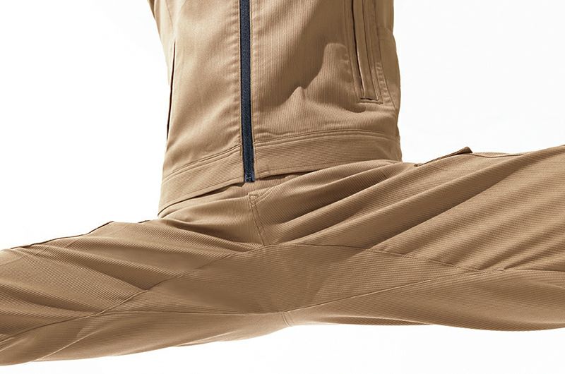 股割り仕様<br>しゃがんでの作業をつっぱらずに快適に。