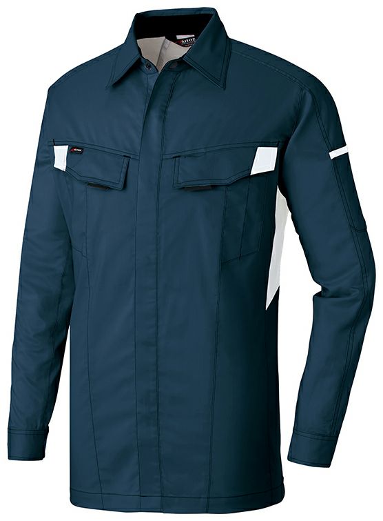 ネイビー×シルバーグレー