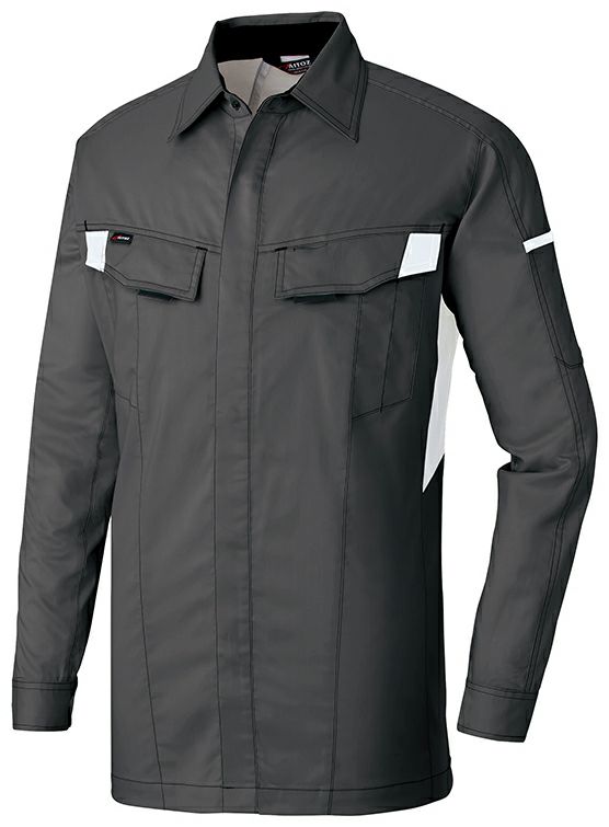 チャコール×シルバーグレー