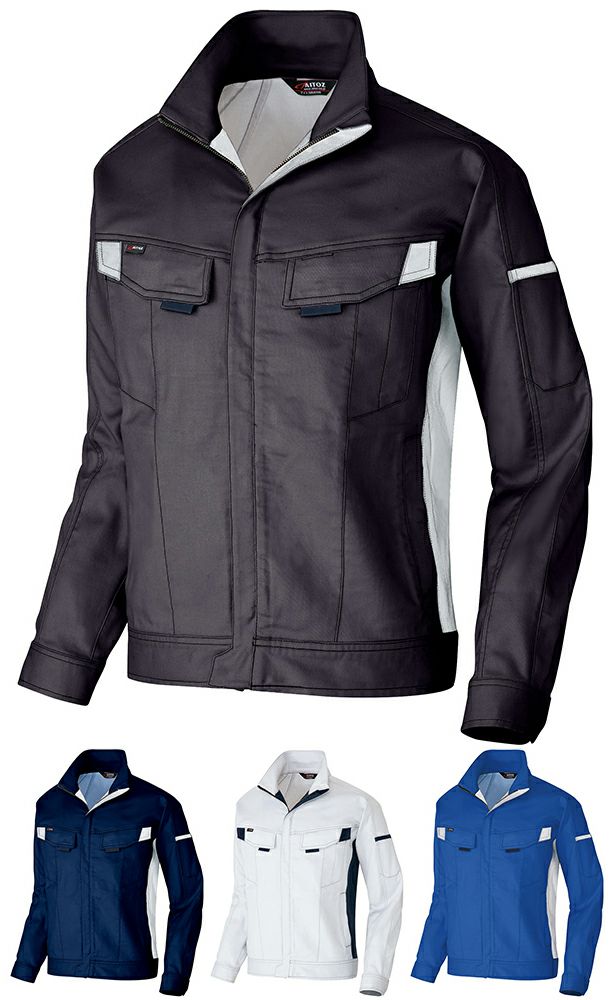 NEWムービンカットCOTTON100%・長袖ブルゾン（男女兼用）（綿100％）ストレッチ [AZ-5101]