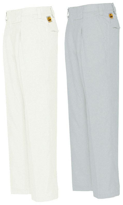 超制電（IEC61340-5-1適合）・ワークパンツ（1タック） [AZ-6412]