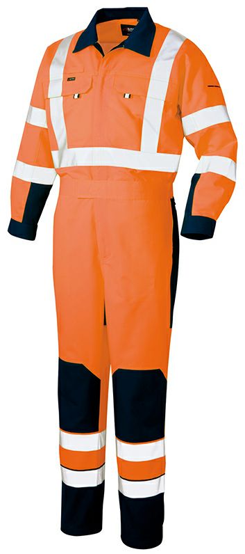 ハイパーオレンジ×ネイビー