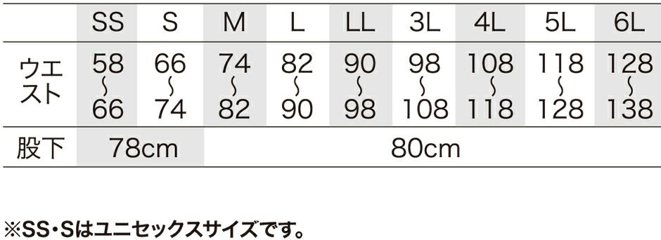 サイズ表