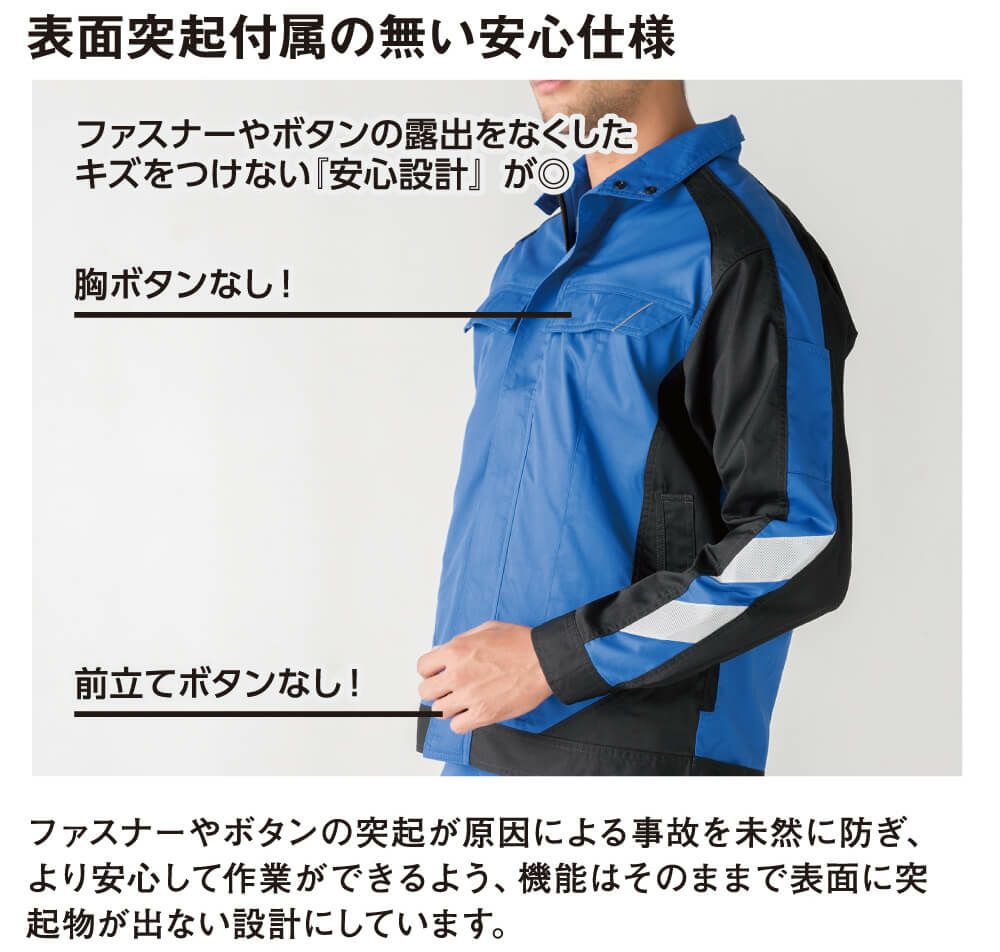 表面突起付属なし